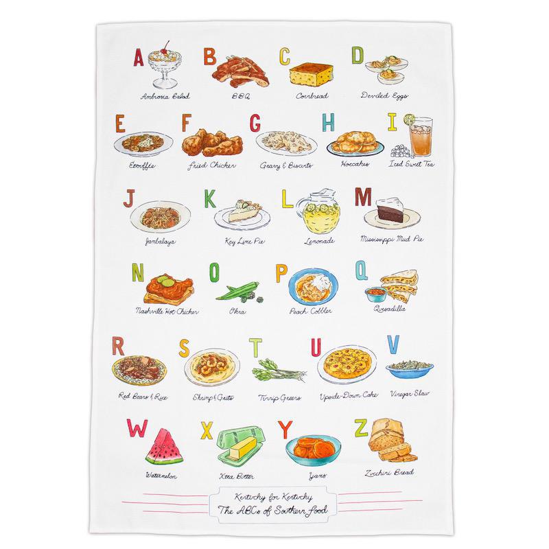 ABCs of Southern Food Tea Towel - Image 5