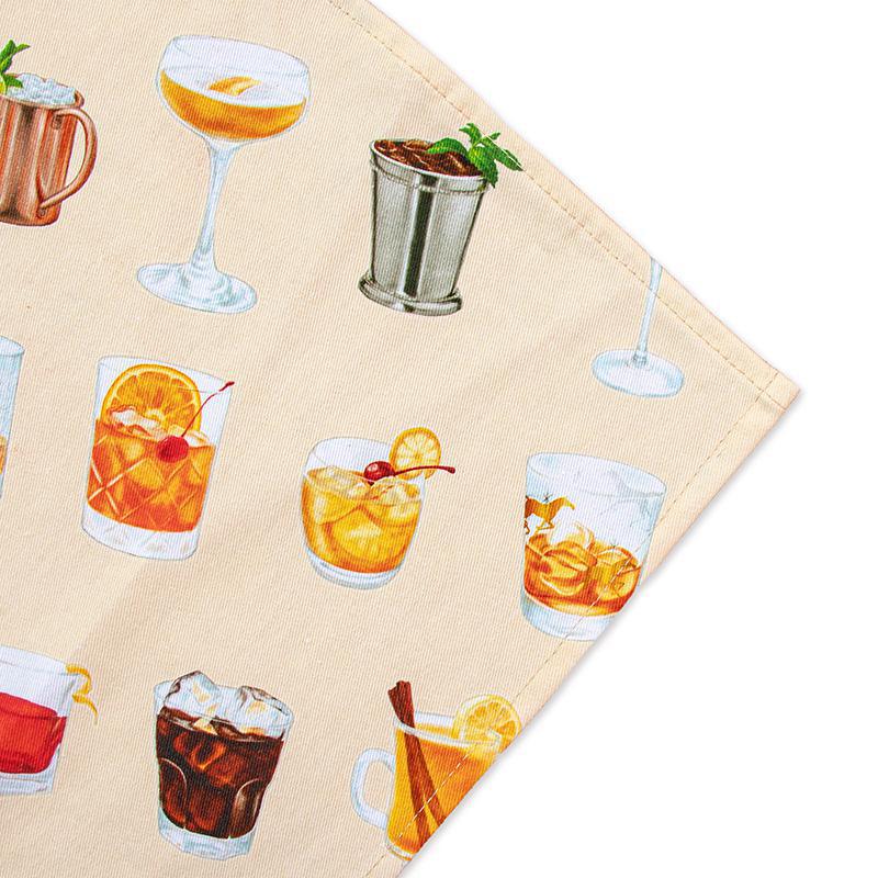 Classic Bourbon Cocktails Tea Towel - Image 4