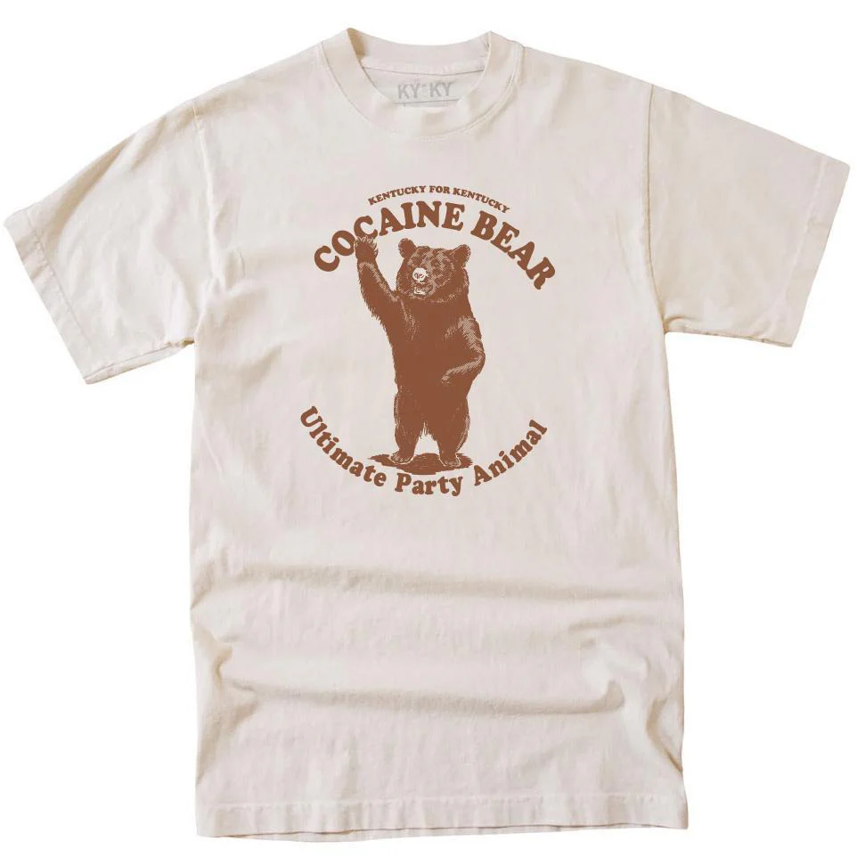 Cocaine Bear T-Shirt (Ivory)