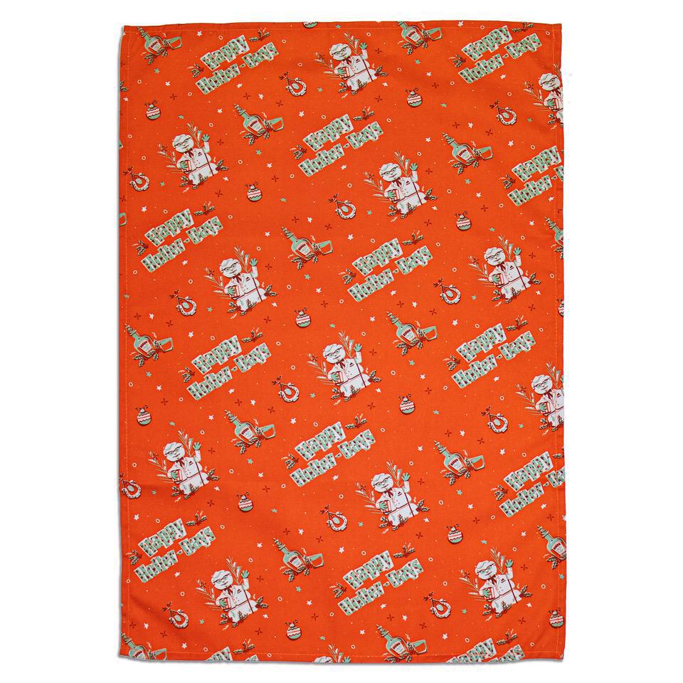 Happy Holler-days Tea Towel - Image 2