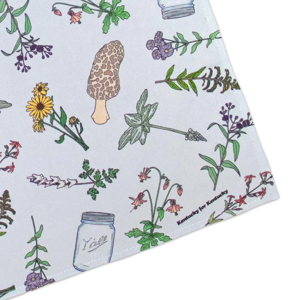 Kentucky Native Flowers Tea Towel - Image 3